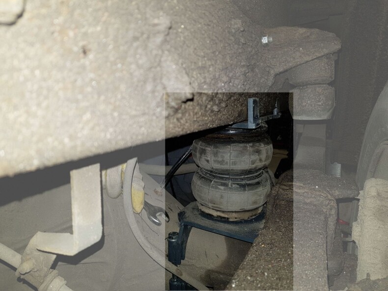 Пневмоподвеска Nissan Cabstar (2006-нв), задняя ось, Aride